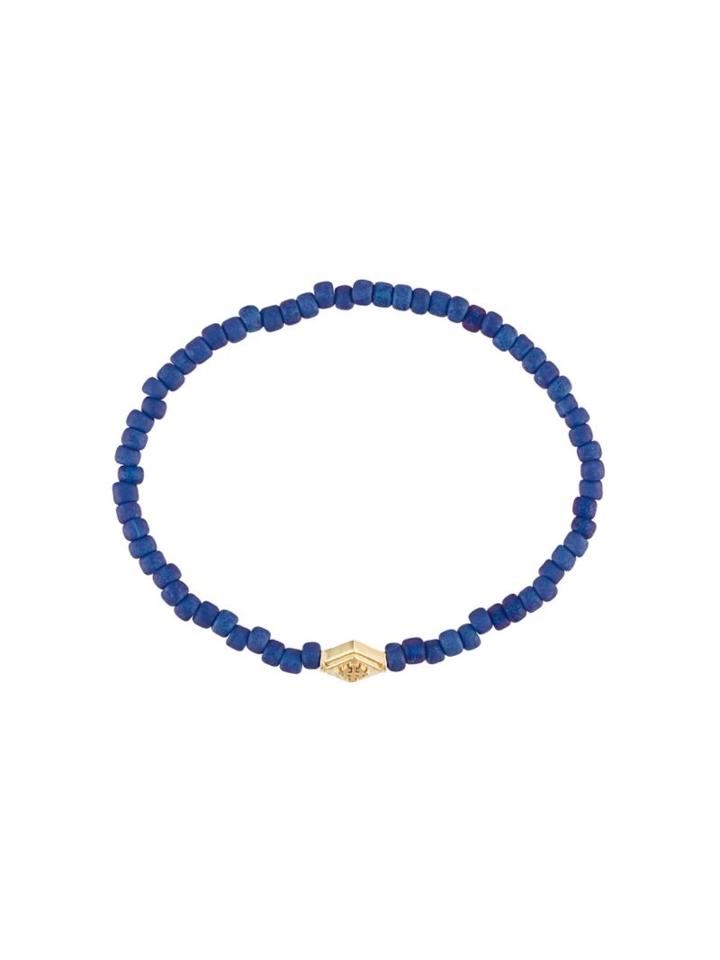 Luis Morais 14kt Gold Multi Cross Lozenge Bracelet