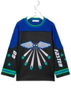 Stella Mccartney Kids 'rider' Motocross T-shirt, Boy's, Size: 8 Yrs, Blue