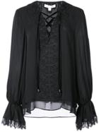 Jonathan Simkhai Lace-up Blouse - Black