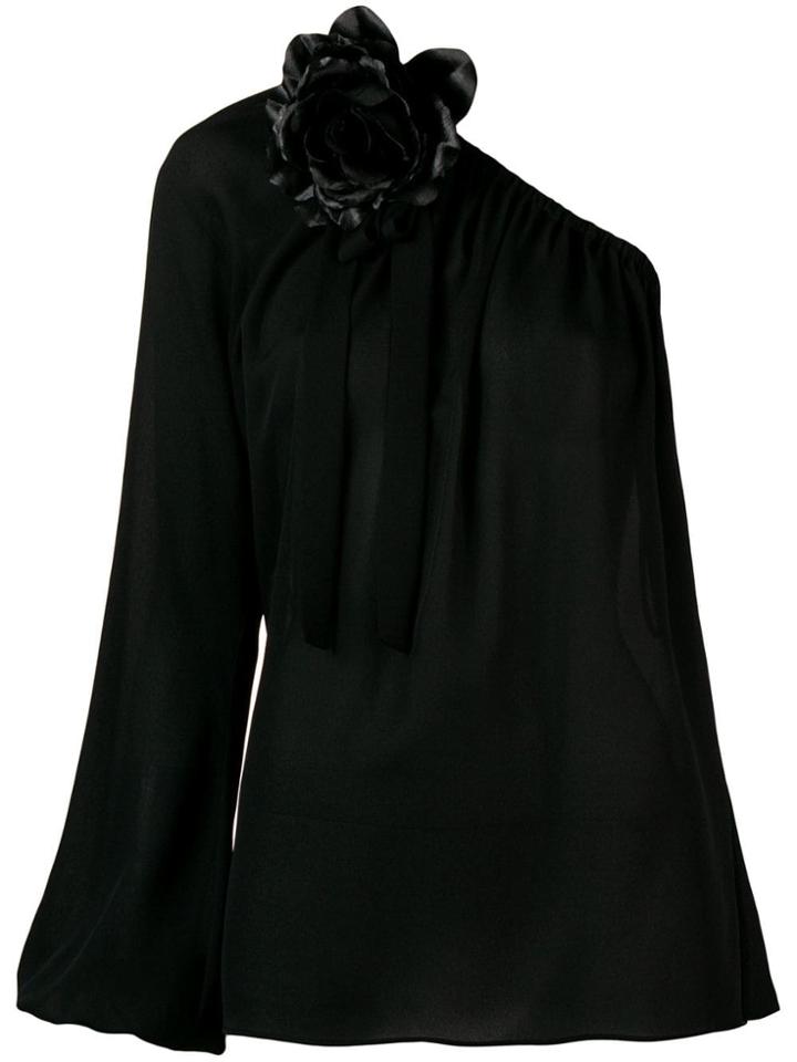 Elie Saab Georgette Blouse - Black