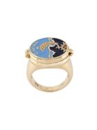 Alison Lou 'black Cavier' Diamond Ring - Blue