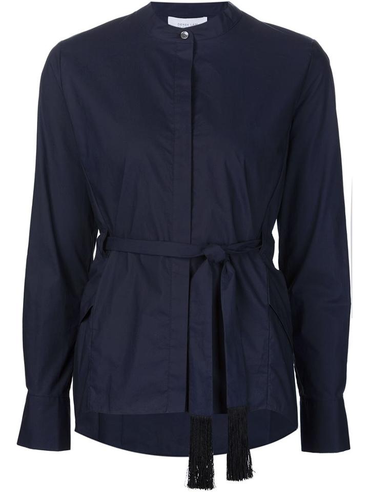 Derek Lam 10 Crosby Tassel Belted Blouse