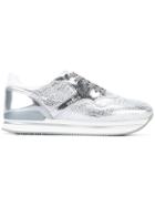 Hogan Metallic Sneakers - Grey