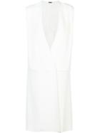 Adam Lippes - Sleeveless Wrap Dress - Women - Viscose - 8, White, Viscose