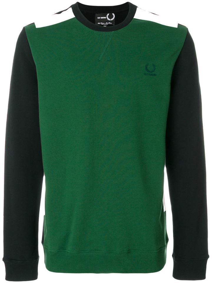 Raf Simons X Fred Perry Tape Detail Sweatshirt - Green
