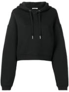 T By Alexander Wang Dence Fleece Hooded Sweatshirt - Black