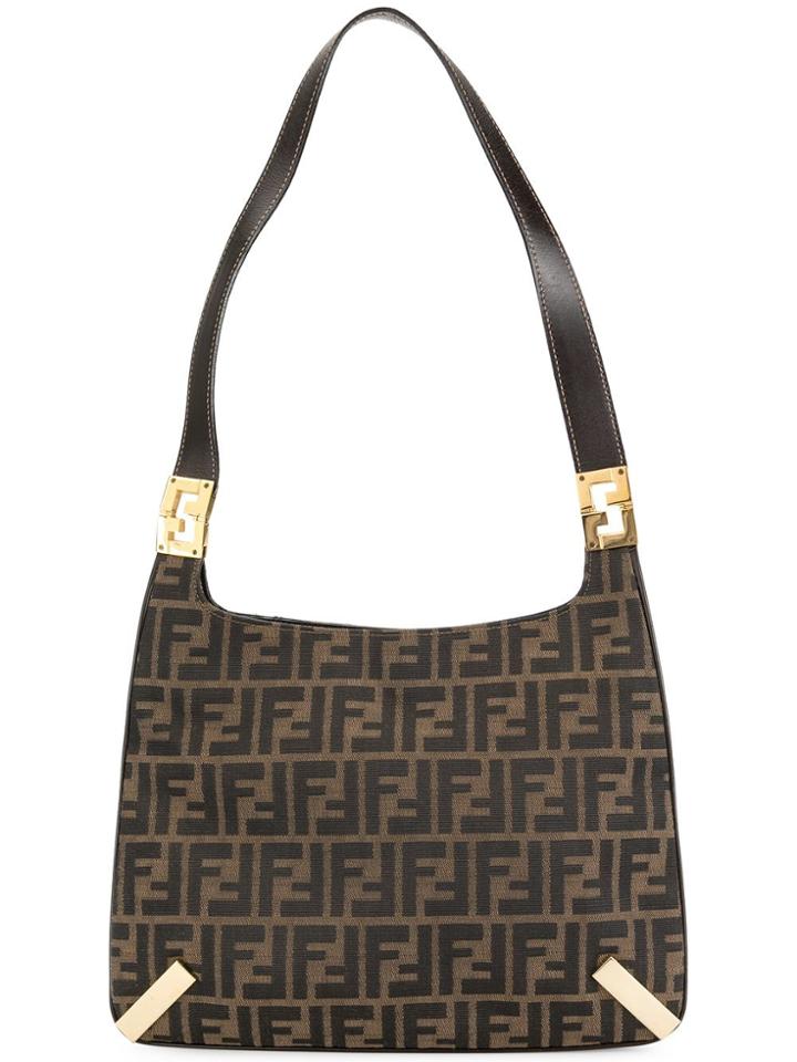 Fendi Pre-owned Zucca Shoulder Bag - Brown