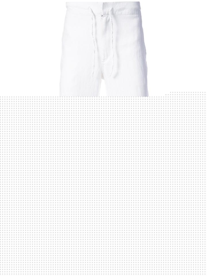 Msgm Corduroy Straight Leg Trousers - Blue