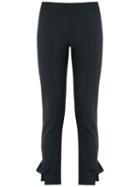 Gloria Coelho - Cropped Skinny Trousers - Women - Polyamide/spandex/elastane - 36, Blue, Polyamide/spandex/elastane