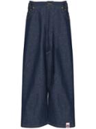 Vaquera Denim Jeans Style Skirt - Blue