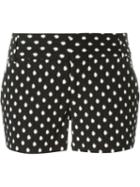 Alice+olivia Embroidered Shorts, Women's, Size: 4, Black, Polyester/spandex/elastane/spandex/elastane