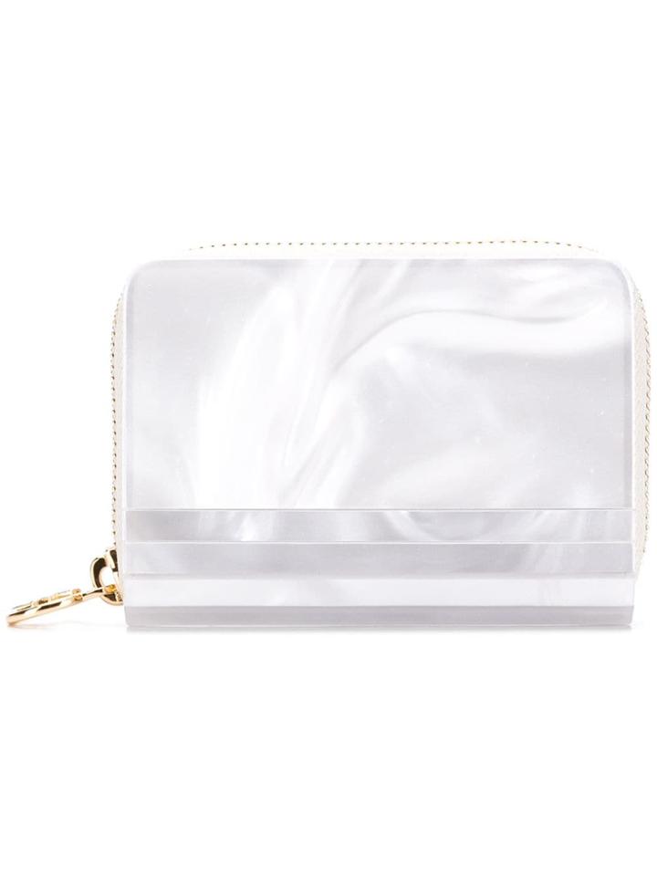 Michael Michael Kors Wrinkled Wallet - White