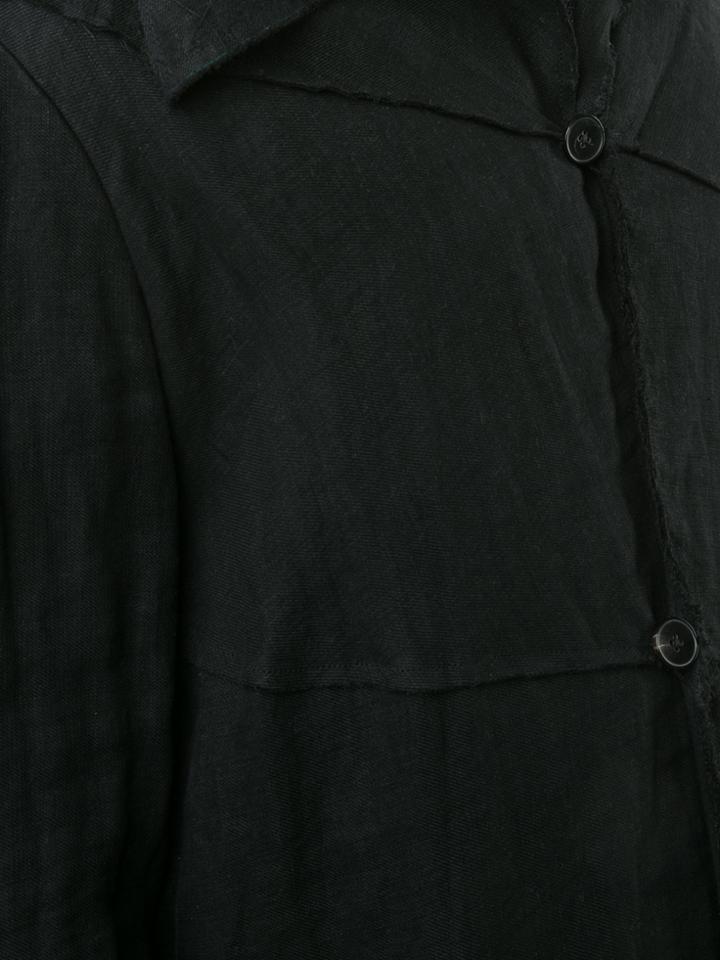 Ma+ Lightweight Button Jacket - Black