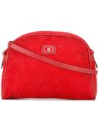 Emilio Pucci Vintage Logo Plaque Half Moon Bag - Red