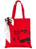 Calvin Klein 205w39nyc Printed Shoulder Bag - Red