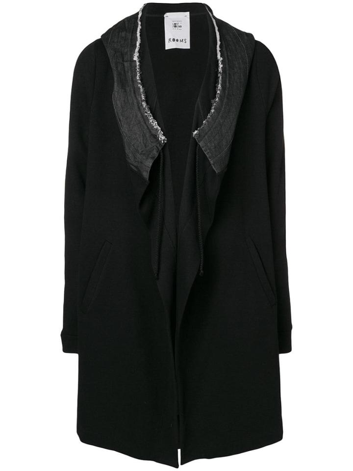 Lost & Found Rooms Parka Cardigan - Black