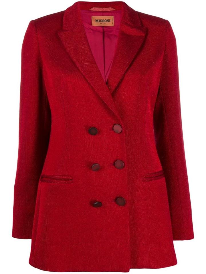 Missoni Classic Double-breasted Blazer - Red