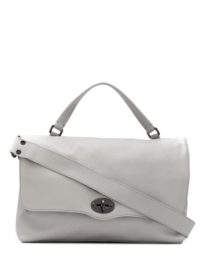 Zanellato Postman Lock Oversized Tote Bag - Grey
