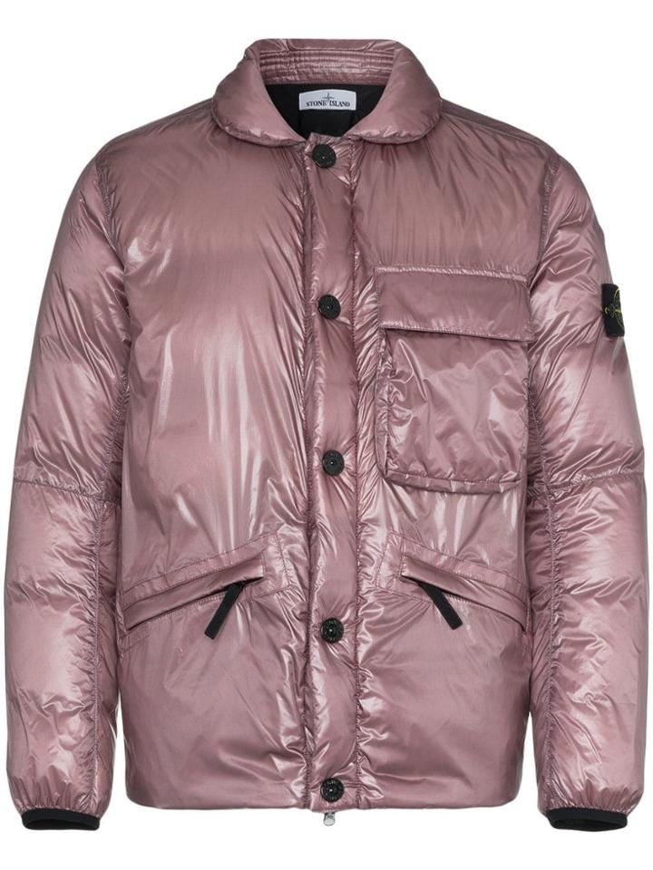 Stone Island Pertex Quantum Padded Jacket - Purple