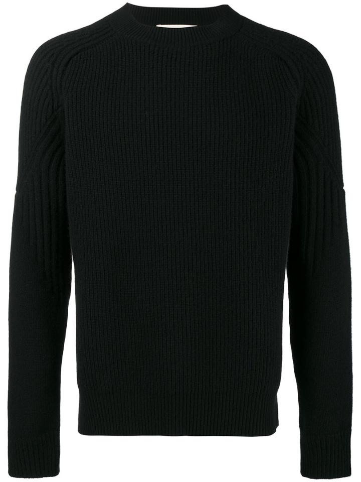 Marni - Ribbed Knitted Jumper - Men - Cashmere/wool - 52, Black, Cashmere/wool