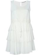 Ermanno Scervino Lace Detail Ruffle Dress