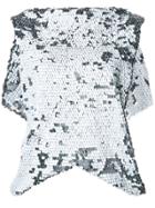 Maticevski Sequinned Ethereal Blouse - Black