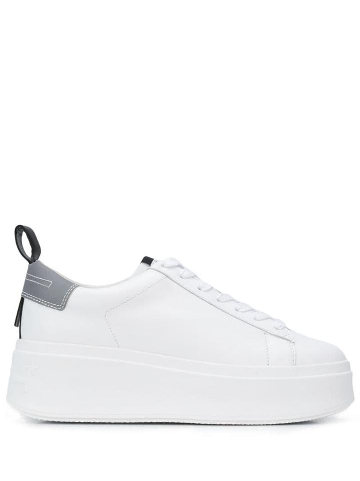 Ash Cult Platform Trainers - White