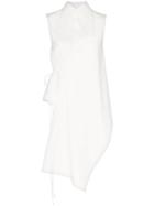 Matériel Sleeveless Apron Shirt - White
