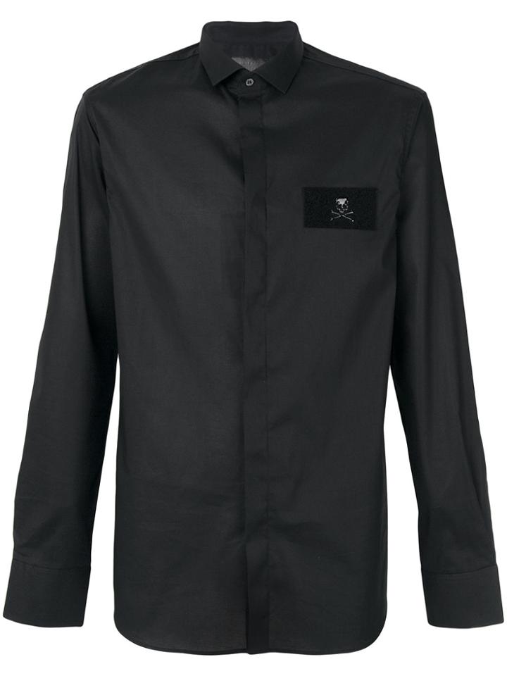 Philipp Plein Skull Patch Shirt - Unavailable