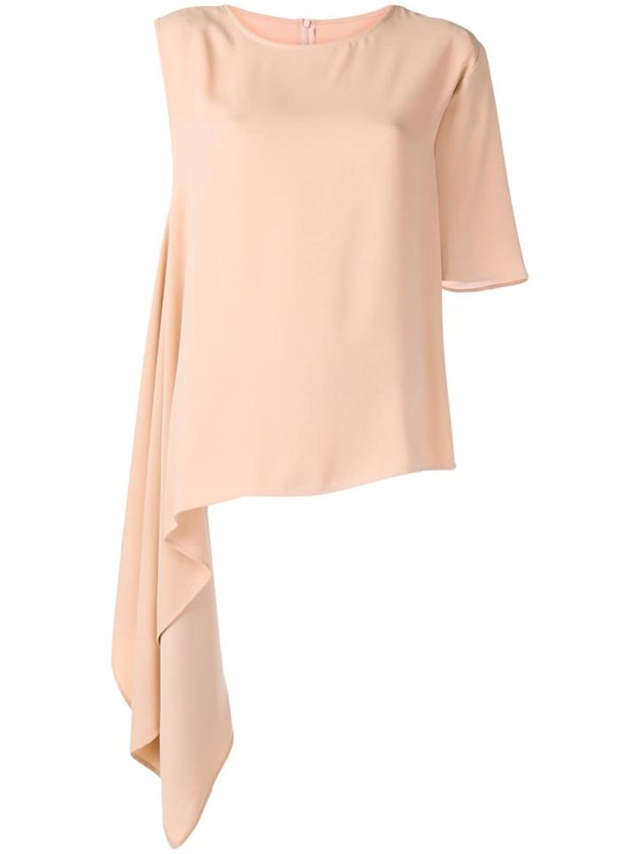 Mm6 Maison Margiela Asymmetric Blouse - Neutrals