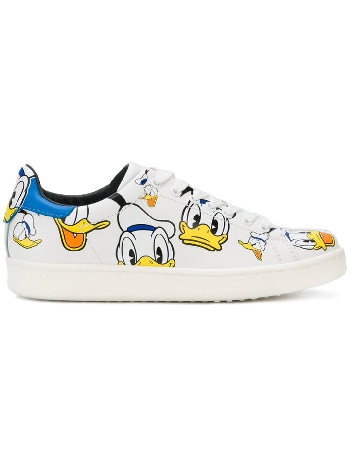 Moa Master Of Arts Printed Donald Sneakers - White