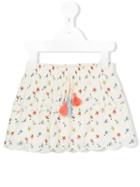 Chloé Kids Floral Print Eyelet Skirt, Toddler Girl's, Size: 36 Mth