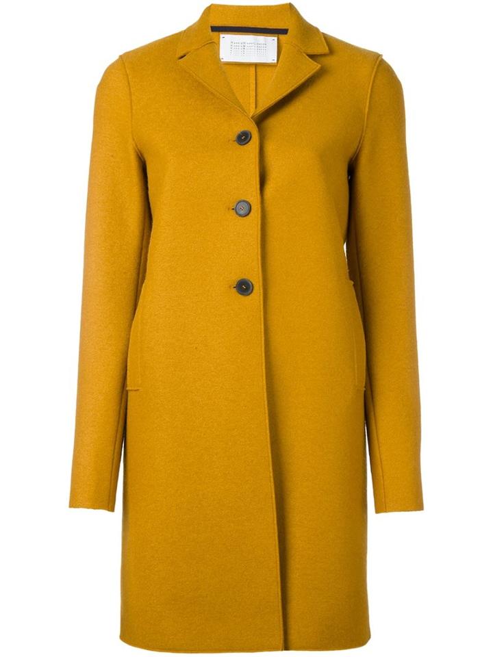 Harris Wharf London Hooded Single Breasted Coat
