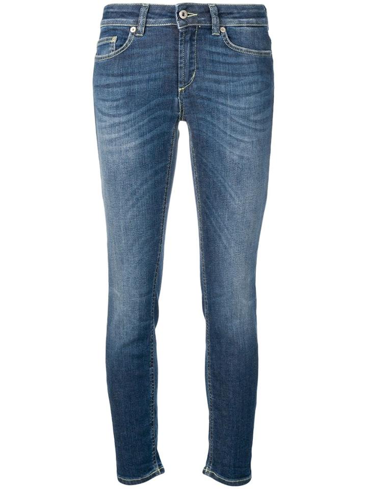 Dondup Mid Rise Skinny Jeans - Blue