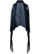 Emporio Armani Sheer Gilet - Blue