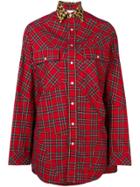 R13 Checked Shirt - Red