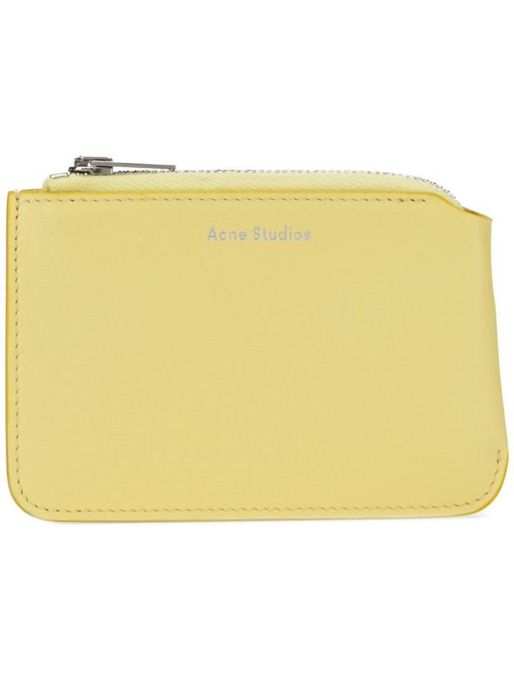 Acne Studios Garnet S Coin Purse - Yellow