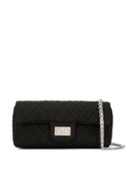 Chanel Pre-owned Quilted Cc 2.55 Chain Shoulder Bag - Black