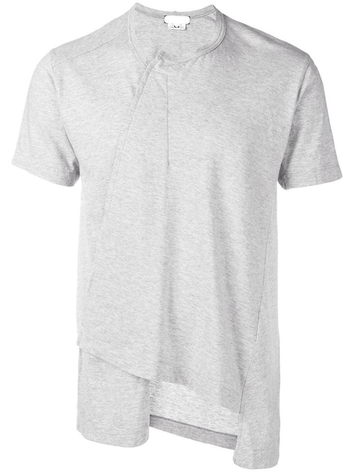 Comme Des Garçons Homme Plus Asymmetric T-shirt - Grey