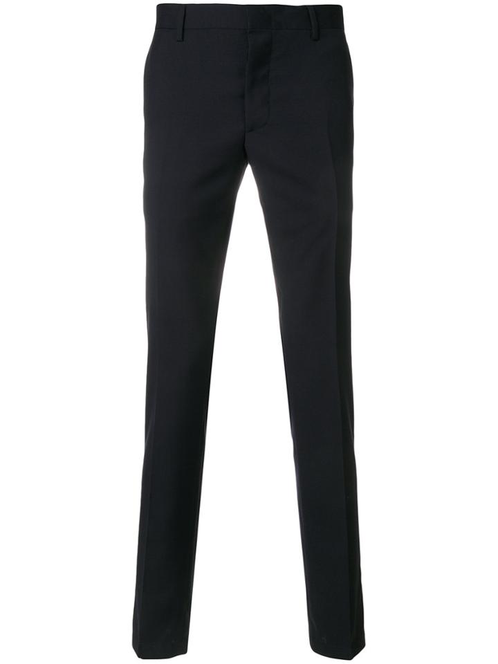 Lanvin Thin Stripe Detail Trousers - Blue