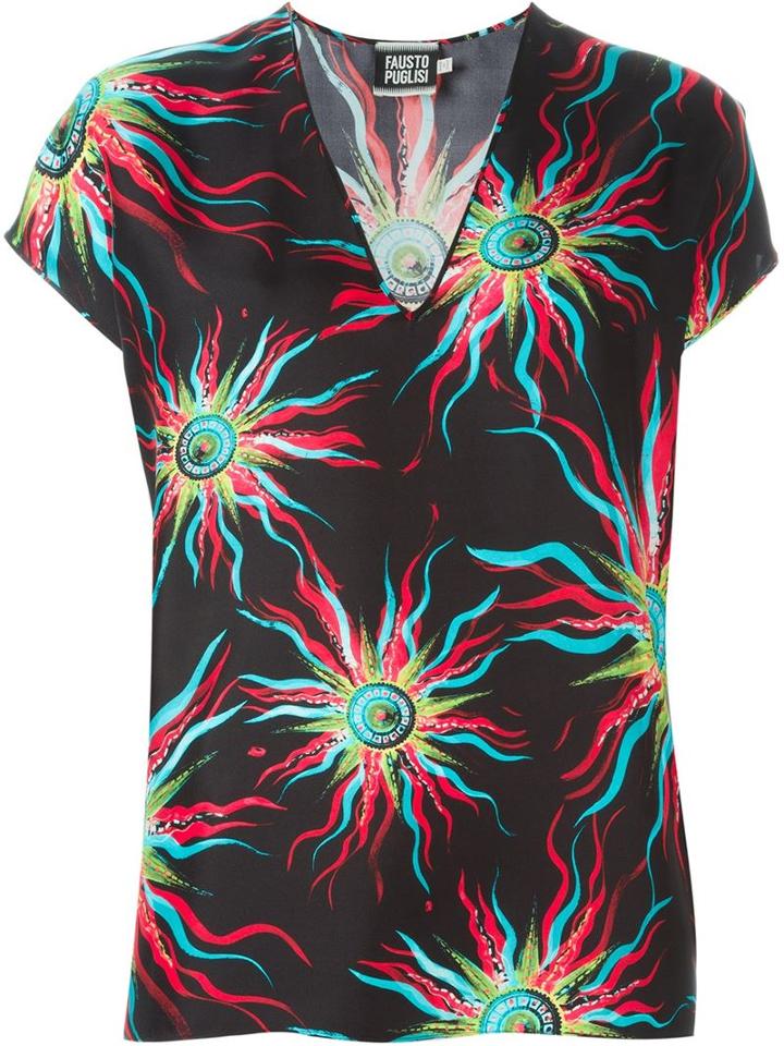Fausto Puglisi Sun Print Top