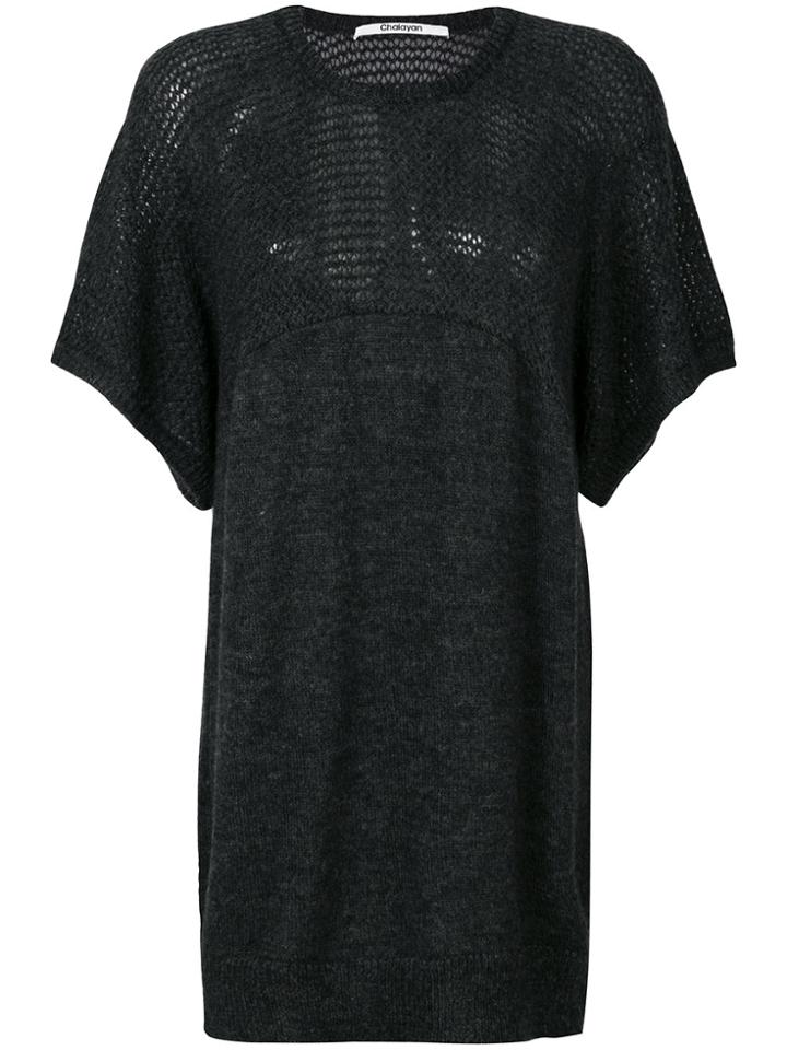 Chalayan Knitted T-shirt - Grey