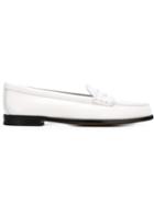 Church S Narrow Toe Slip On Loafers, Women's, Size: 36, White, Deer Horn/leather