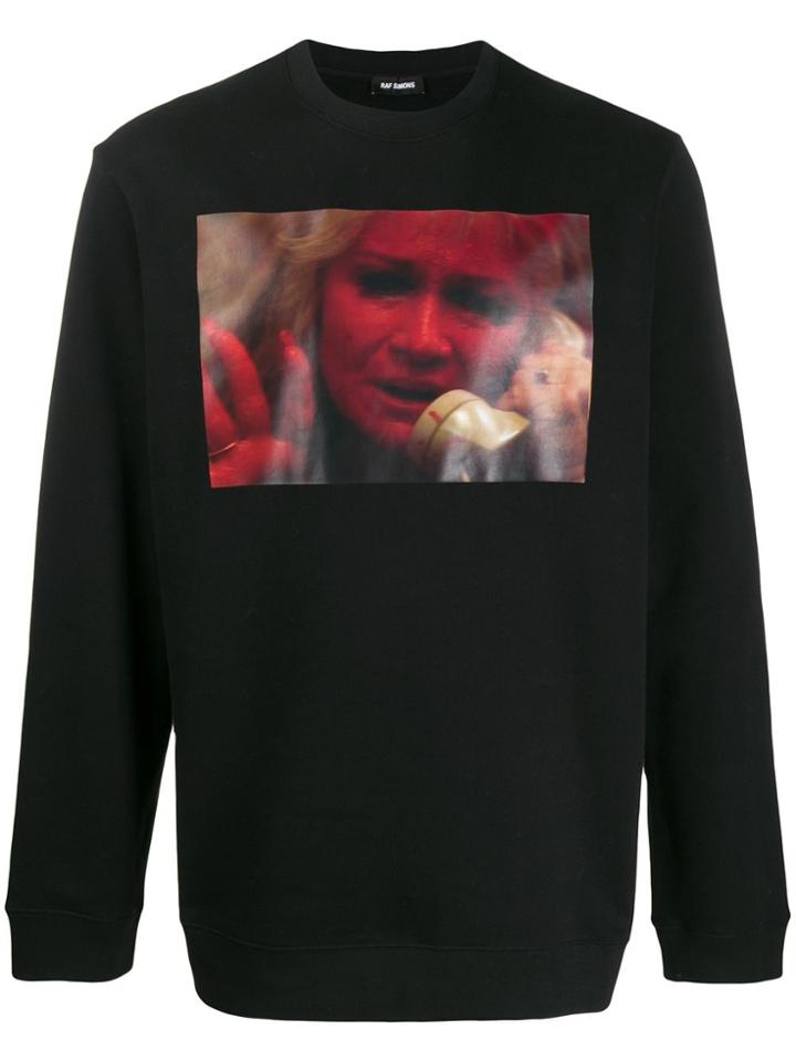 Raf Simons Photographic-print Sweatshirt - Black