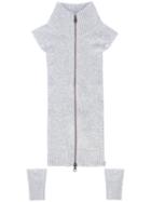 Veronica Beard - Dickey And Cuffs Set - Women - Cashmere - One Size, Grey, Cashmere