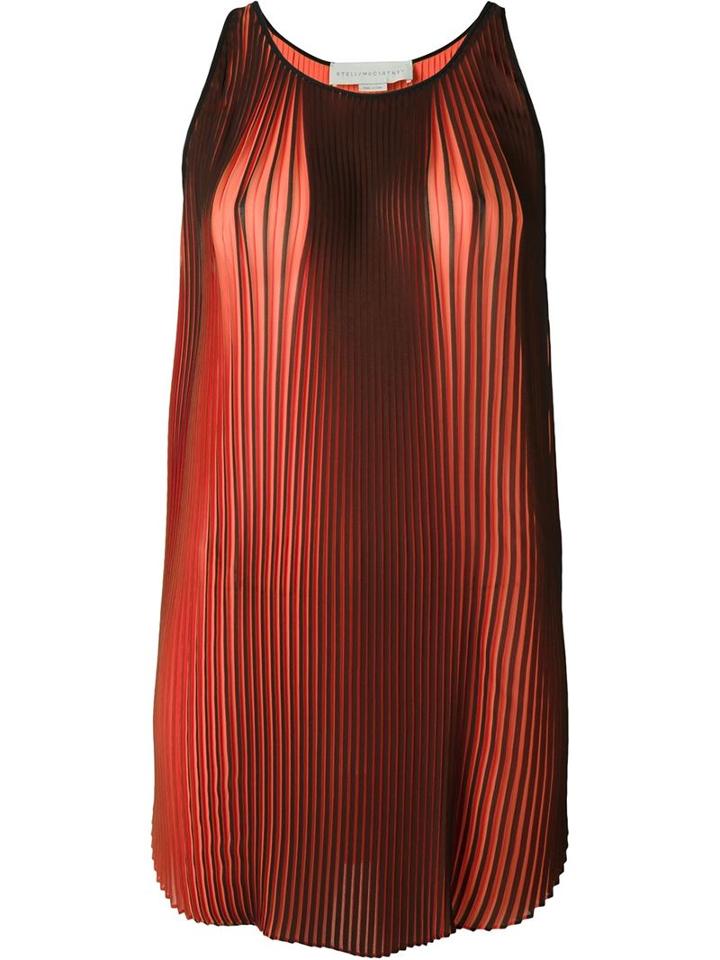 Stella Mccartney 'gigi' Pleated Top, Women's, Size: 42, Yellow/orange, Polyester