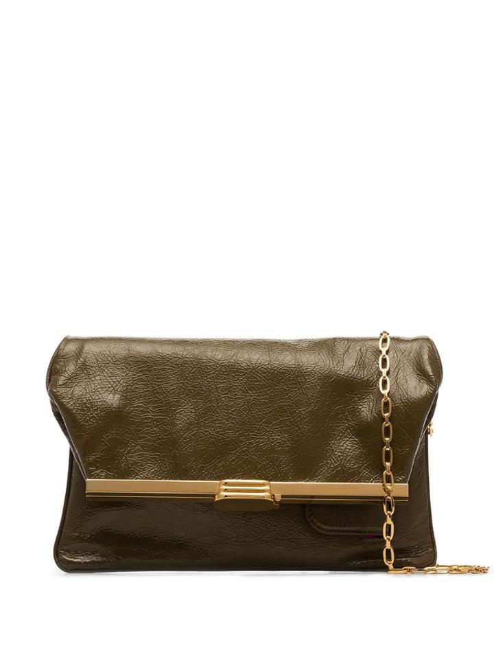 Bienen Davis Pm Clutch Bag - Green