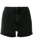 Ck Jeans Fitted Denim Shorts - Black