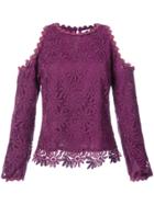 Zac Zac Posen Josephina Blouse - Pink & Purple