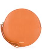 Jil Sander Round Clutch Bag - Brown